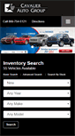 Mobile Screenshot of cavalierautogroup.com